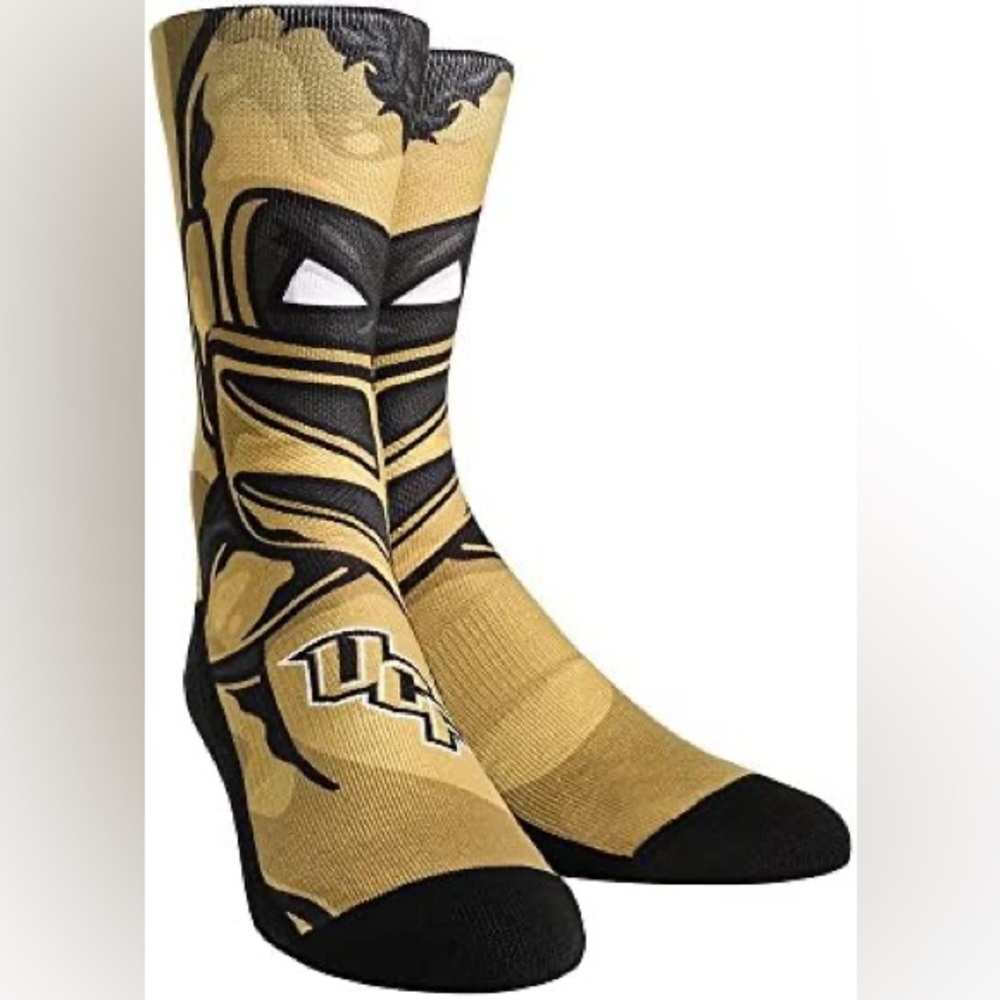 UCF Knights Knightro rock em University of Central Florida socks